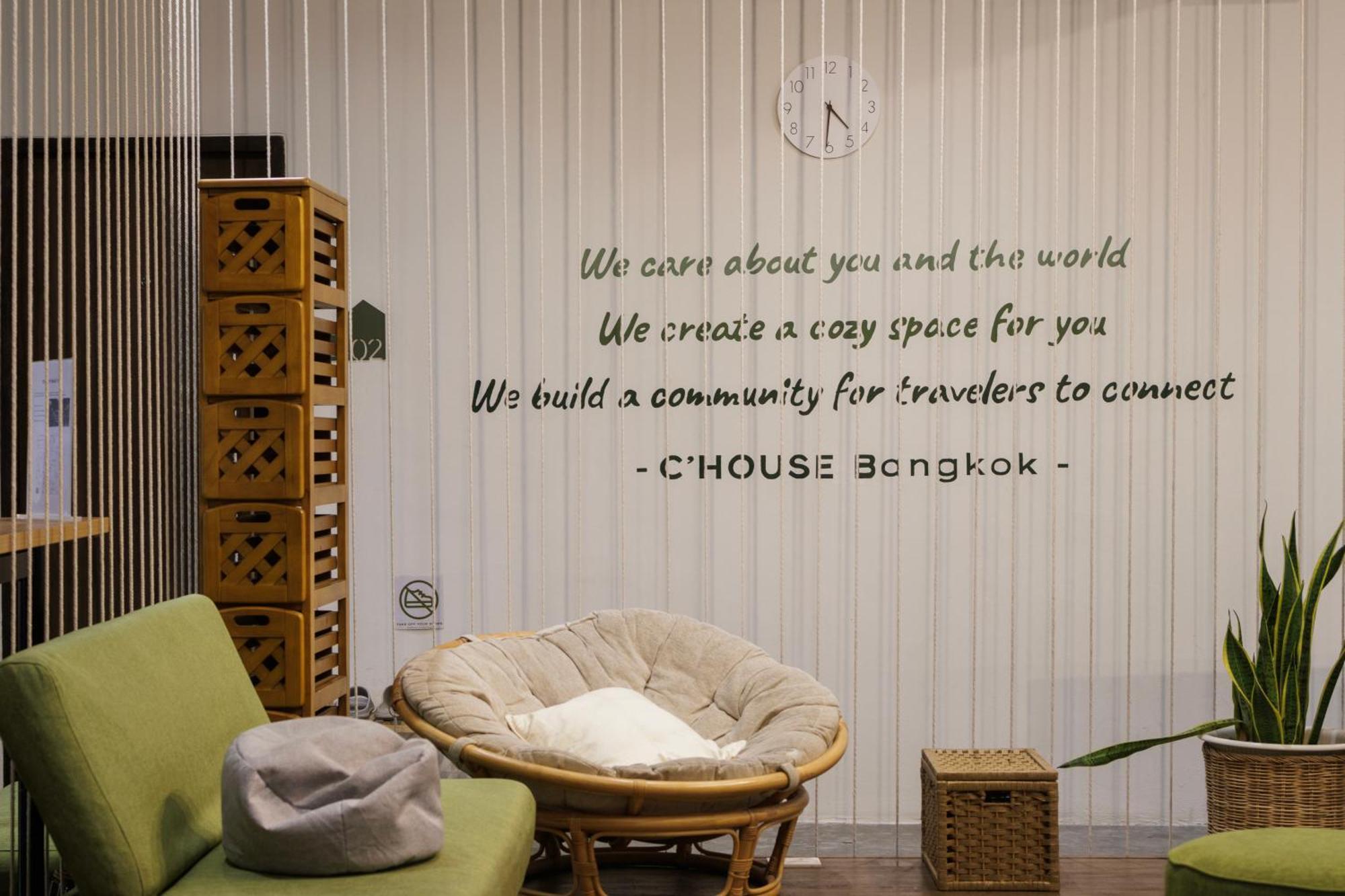 C'House Bangkok Hostel Bagian luar foto